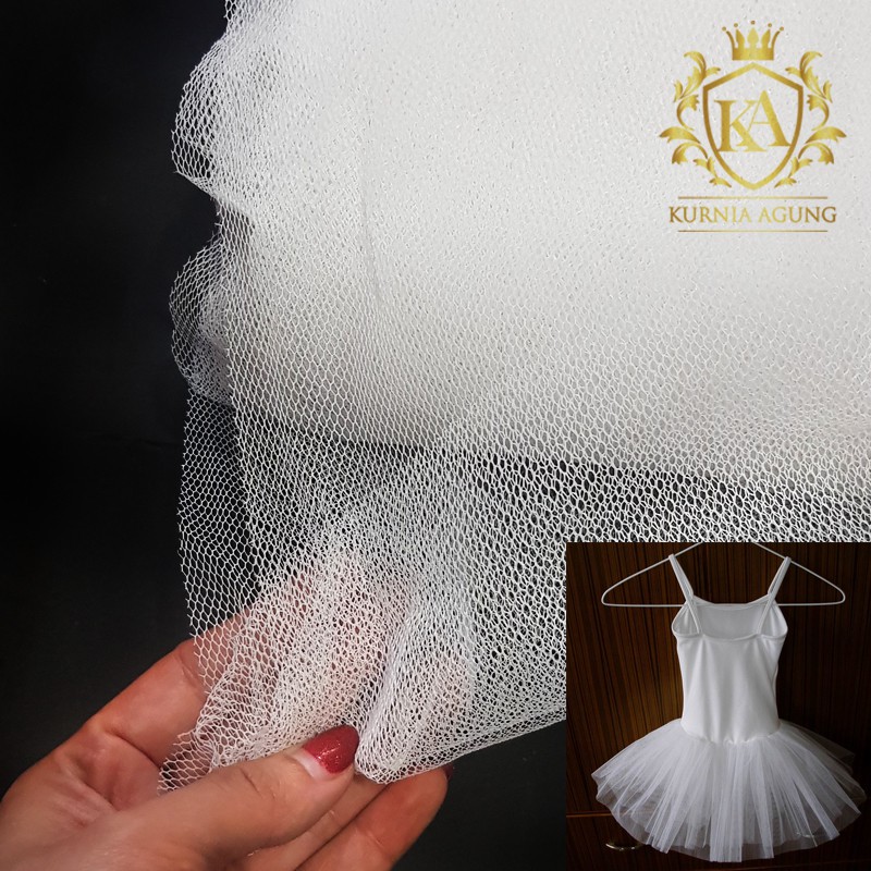 Kain Tile Tulle Tila Keras Kaku Hard Tulle per Yard (90cm/0,9meter) Murah Banget Multifungsi