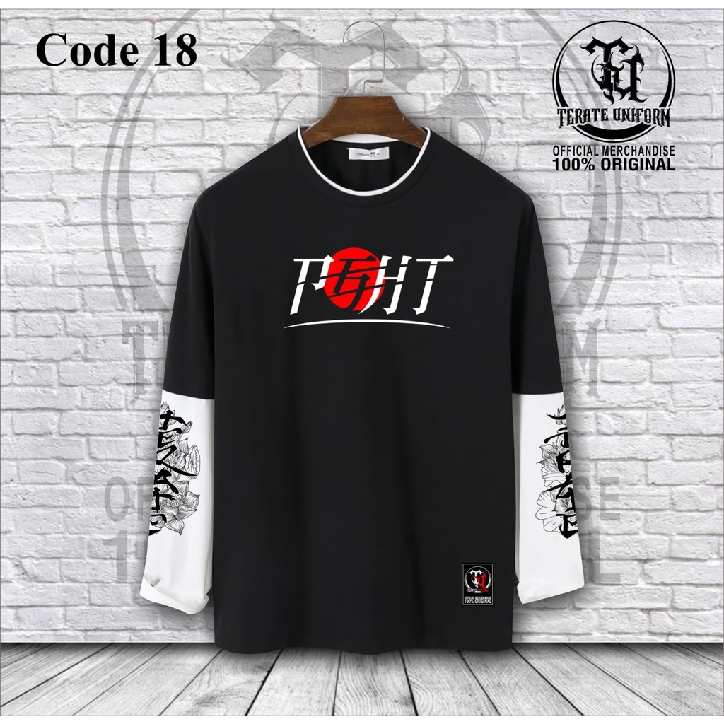 Kaos distro psht lengan panjang