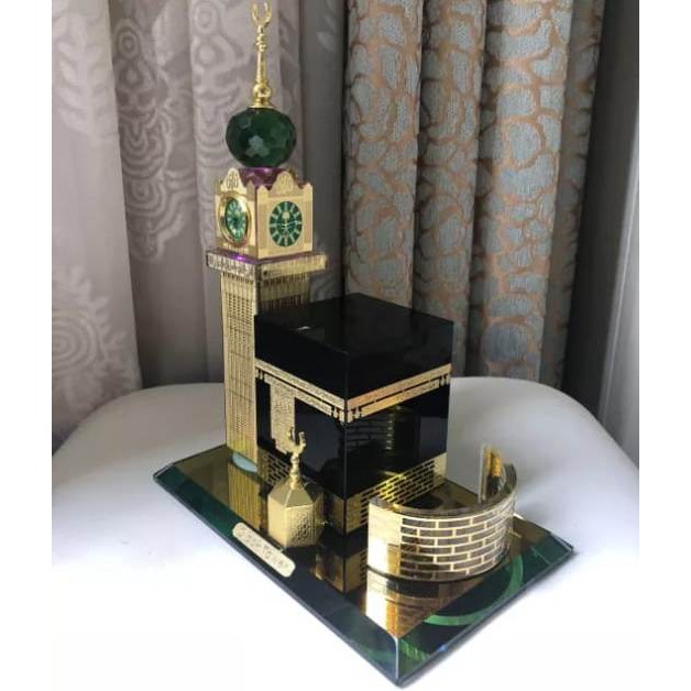 Promo Kristal Miniatur kabah Menara Jam Mekah  tower ( MH G0240 )