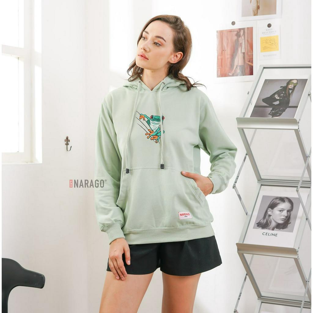 Nara.Grosir - Hoodie Jumper Froggy l Sweater Hodie Unisex