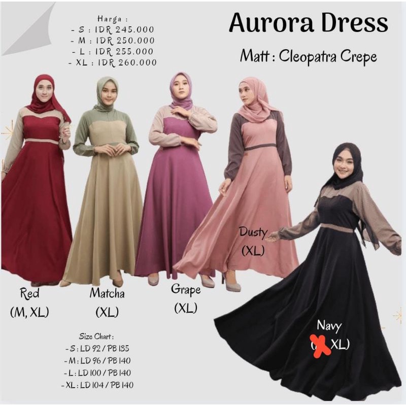 AURORA DRESS NADHEERA