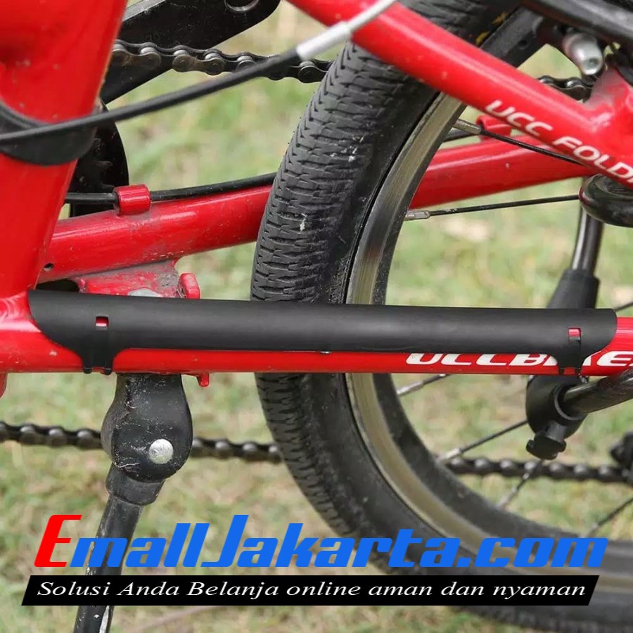 Plastik Pelindung / Cover Frame Sepeda dari gesekan rantai