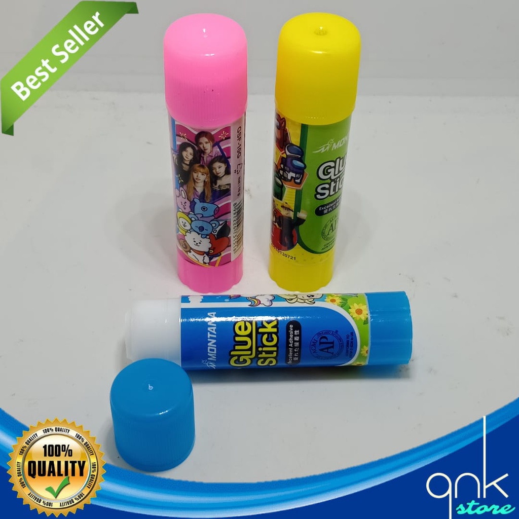 Lem Perekat kertas Lem Kantor batang mini glue stick 10g