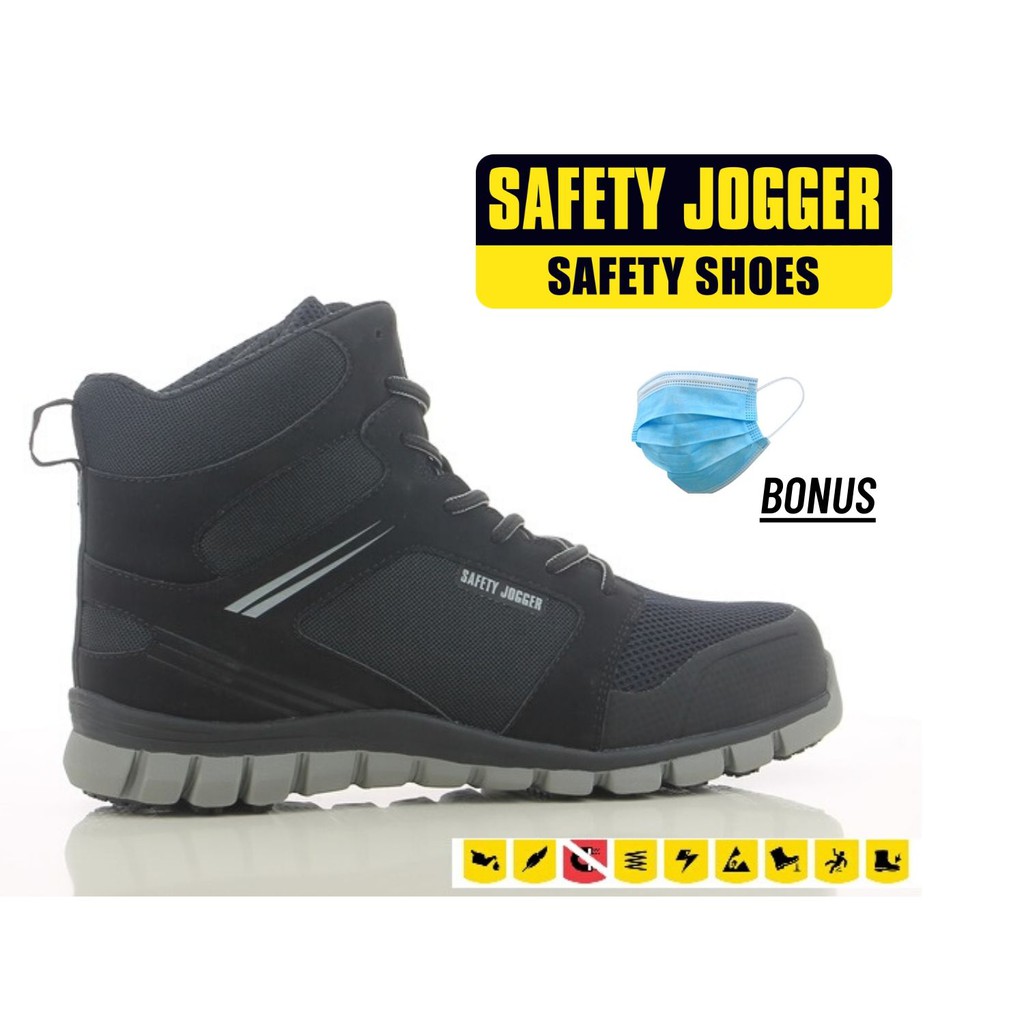 Sepatu Safety JOGGER ABSOLUTE BLACK S1P SRC ESD