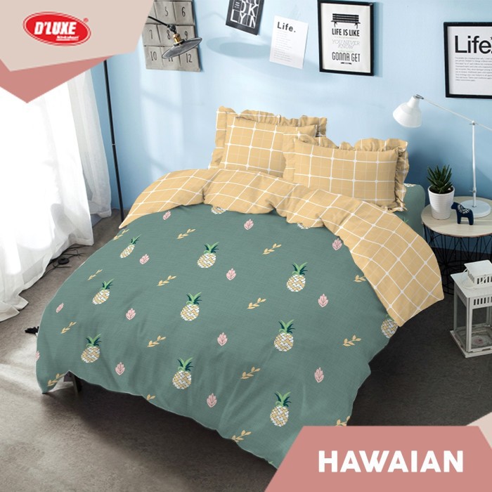 Jual Murah Bed Cover Set Uk. 180x200 Rumbai Kintakun Deluxe - Hawaian 6Ol0lwuQxJXbO