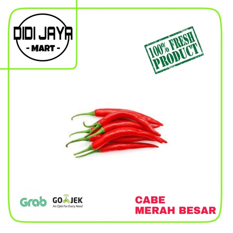 

Cabe Merah besar / 250gram