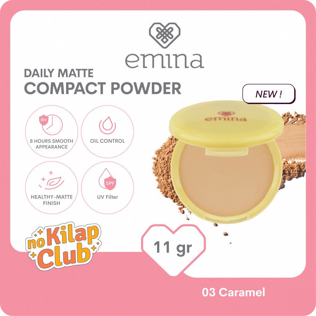 EMINA Daily Matte Compact Powder 11gr