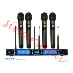 Mic wireless Krezt KRU 4810 ( 4bh mic Handheld ) ORIGINAL