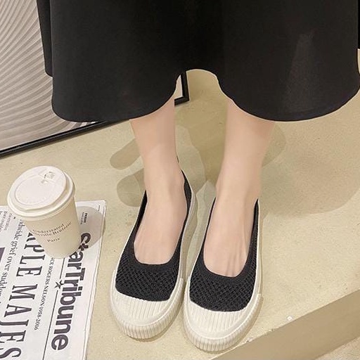 TBIG [COD] Sepatu Slip On LOVESOUL2 Import Shoes Wanita Sepatu Korea Style Sekolah Kuliah