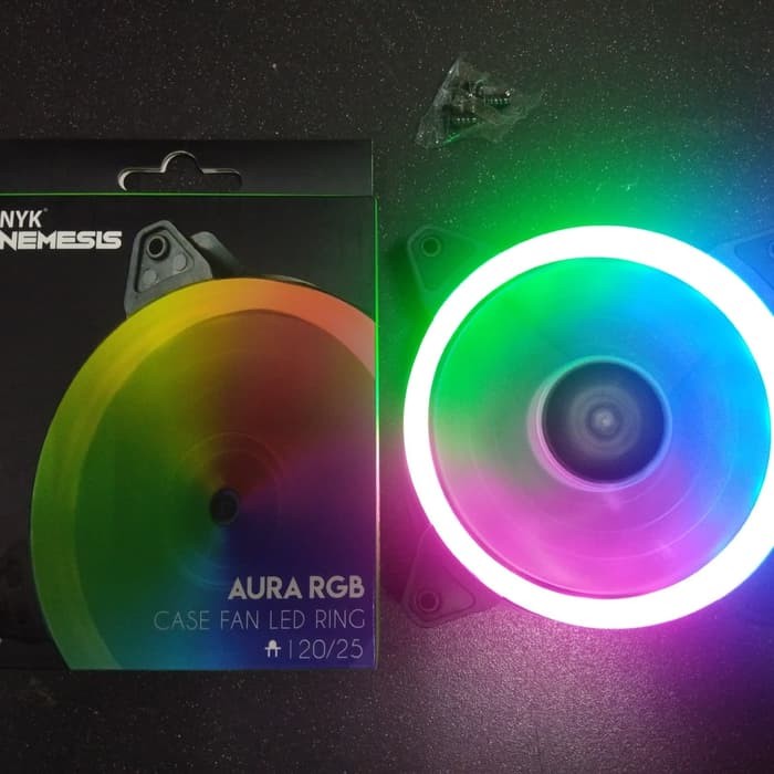 Fan Casing 12cm NYK AURA Nemesis LED RING Auto RGB Gaming Fan Case