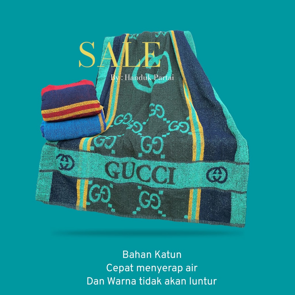 Handuk MANDI Gucci Jumbo 80x150 - Handuk Mandi Dewasa - Handuk Tebal - Handuk Murah - Handuk Gucci /