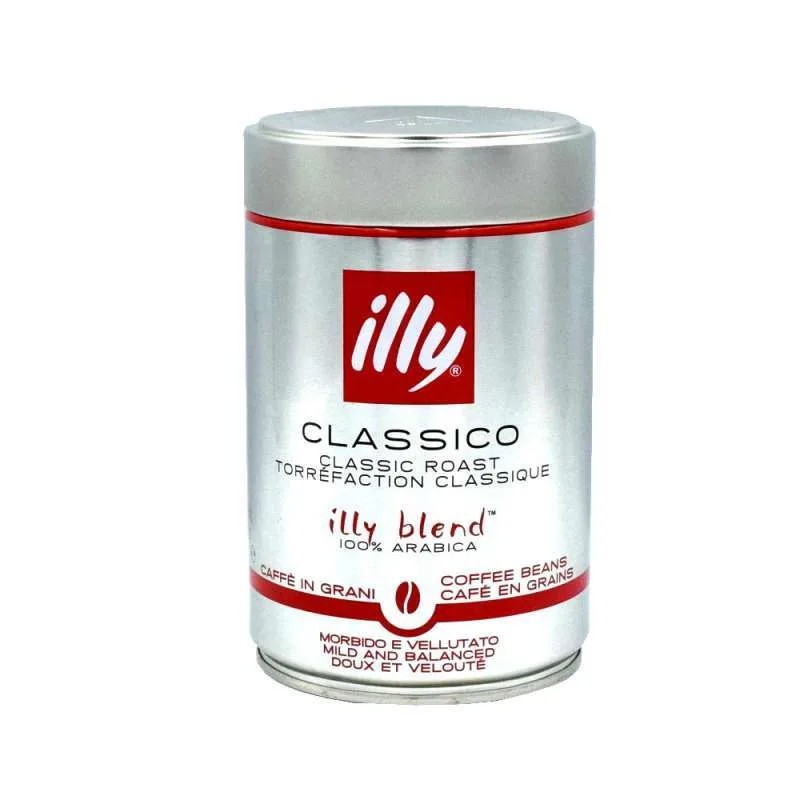 

Illy Espresso Beans Coffee 250 gr Can (Biji)