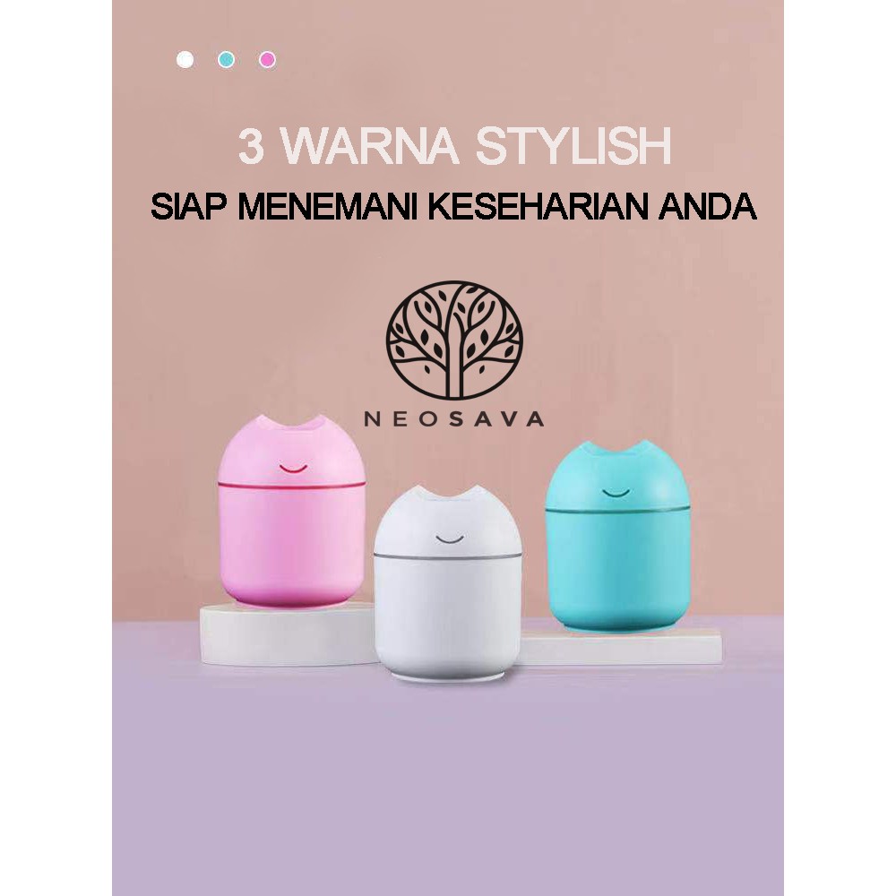 MINI HUMIDIFIER NEOSAVA AROMATERAPI essential oil Diffuser aromatherapy (BACA DESKRIPSI)-2