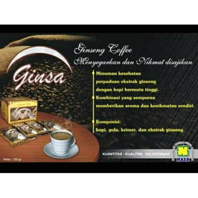 

Kopi Ginseng Nasa (Bisa COD) baca deskripsi sebelum order