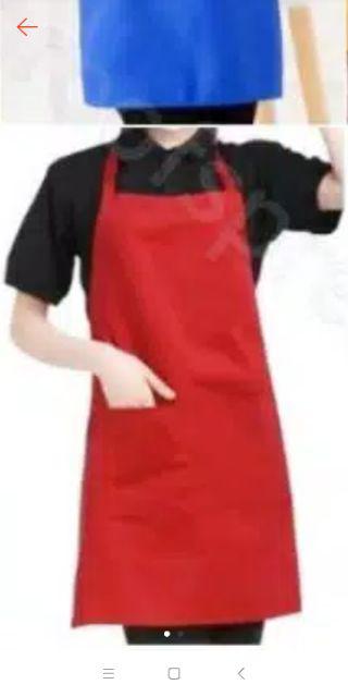 Celemek Masak Waterproof Apron Full Body Tahan Air Dan Minyak Murah Polos Bahan Import Terbaik