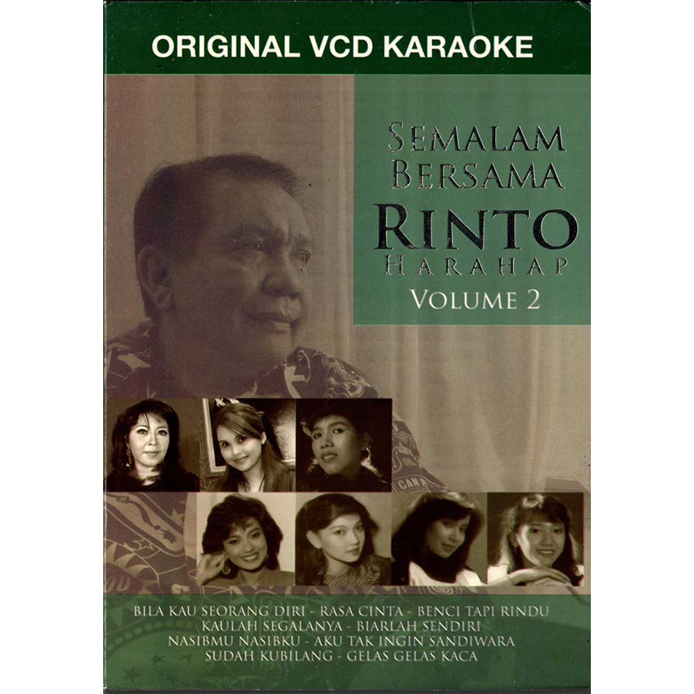 VCD KARAOKE VARIOUS ARTIST - SEMALAM BERSAMA RINTO HARAHAP VOLUME 2 (ORIGINAL)
