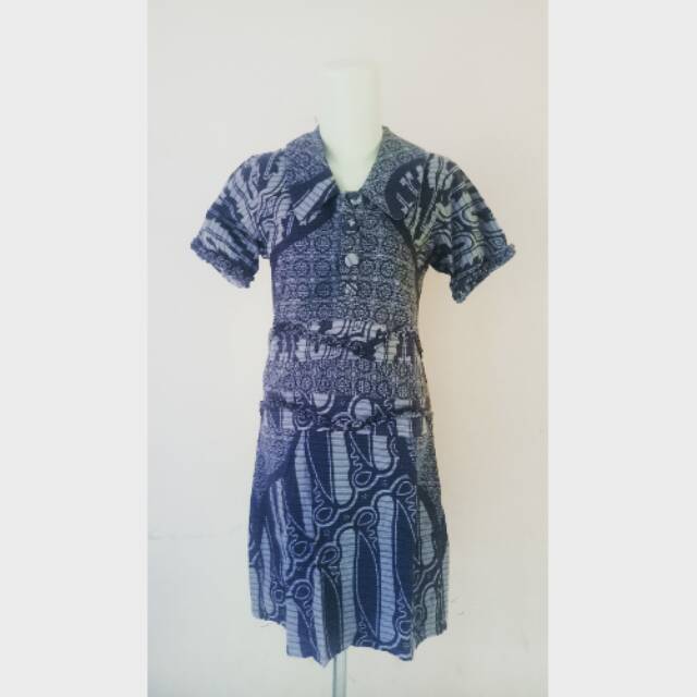 Dress Tenun Lurik Preloved