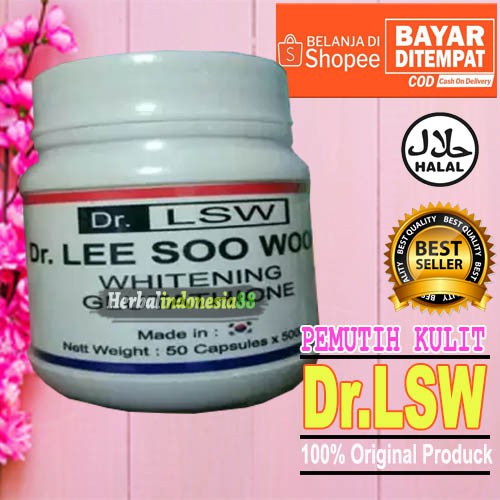 (BISA COD)DR LSW HERBAL ALAMI - DR SLW PEMUTIH BADAN WHITENING GLUTATHIONE ORIGINAL