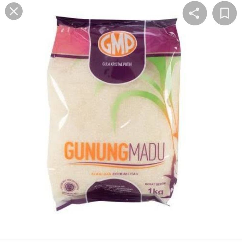 

gula pasir GMP 1 kg/ Gula Gunung Madu