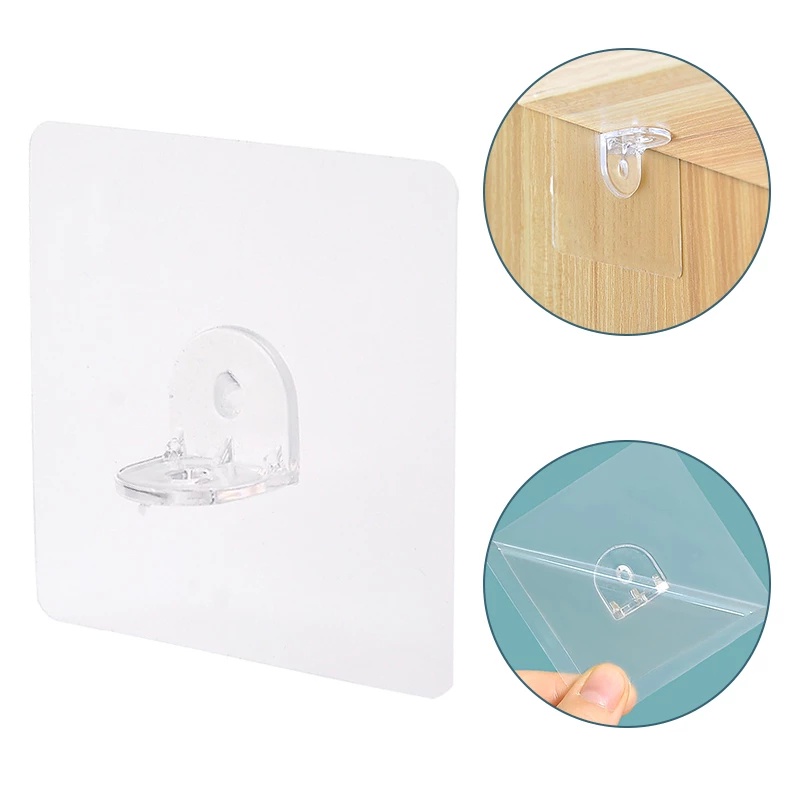 [FEATURED] [Multi-function Self Adhesive Closet Cabinet Shelf Support Pegs] [Punch-free Clapboard Hooks]