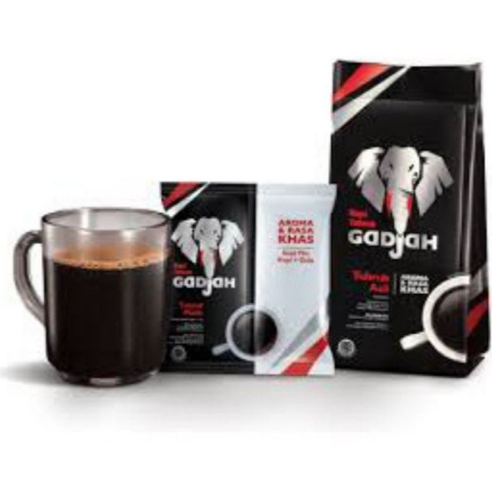 

GADJAH Kopi Tubruk Asli 150g - GAJAH Kopi Hitam Bubuk - Black Ground Coffee