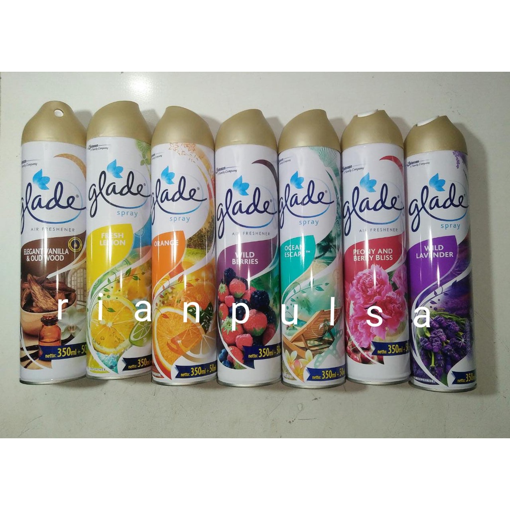 Jual Glade Aerosol Ml Pengharum Ruangan Manual Spray Lemon Outwood Kopi Wild Berries Peony