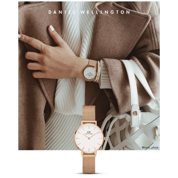 Jam Dw Original wanita Jam Tangan Wanita Anti Air Original DW With ✔Paket box + Paperbag + Manual✔ 30mm||Jam Tangan Wanita-7