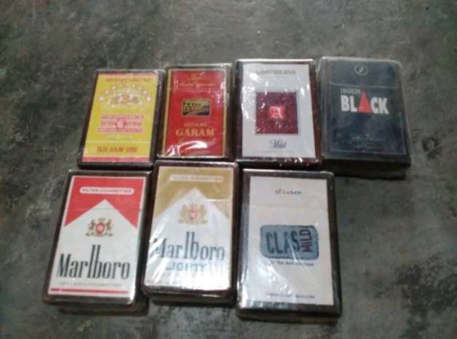 KOTAK PENYIMPANAN ROKOK BAHAN KAYU SONOKELING BERBAGAI GAMBAR - SOUVENIR MURAH