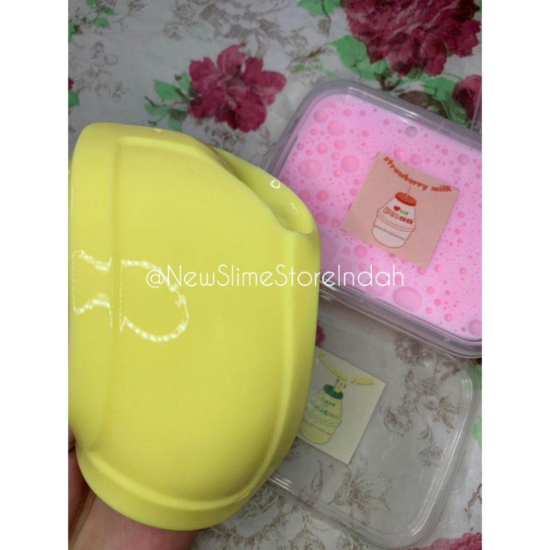 SLIME SUSU KOREA / SLIME STRAWBERRY / SLIME PISANG / SLIME ORIGINAL