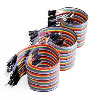 Kabel Jumper Pelangi Dupont wire female to female (40P) 40 pcs 20 cm