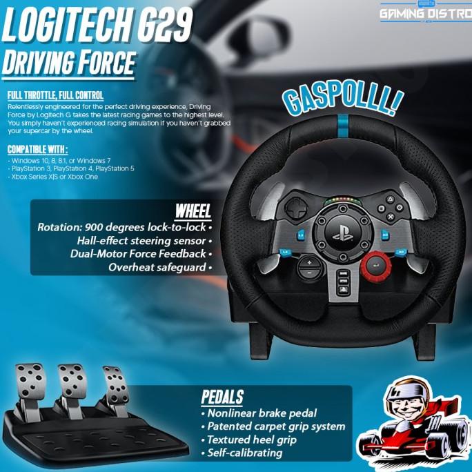 Logitech G29 Driving Force - Steering and Pedal