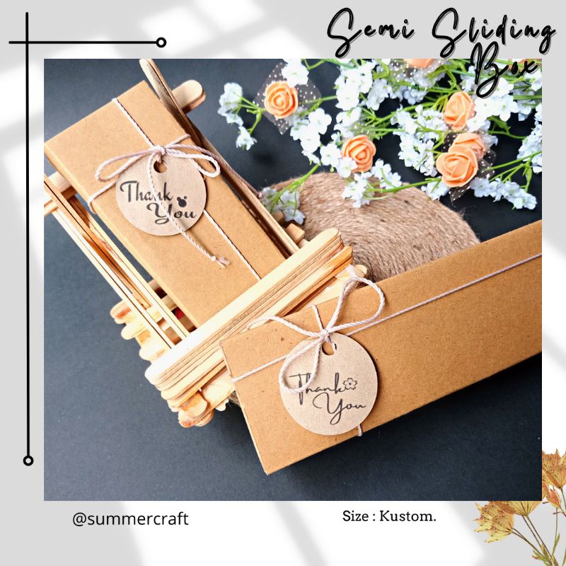

[KUSTOM] SEMI SLIDING BOX RUSTIC || HARD BOX VINTAGE