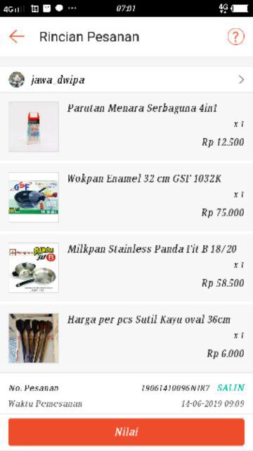 Wokpan Enamel 32 Cm Gsf 1032k