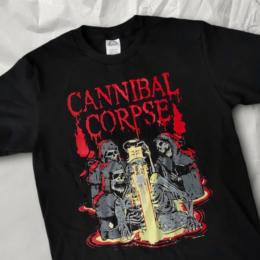 CANNIBAL CORPSE / KAOS METAL / KAOS CANNIBAL CORPSE / CANNIBAL CORPSE SHIRT / KAOS BAND / KAOS VINTA