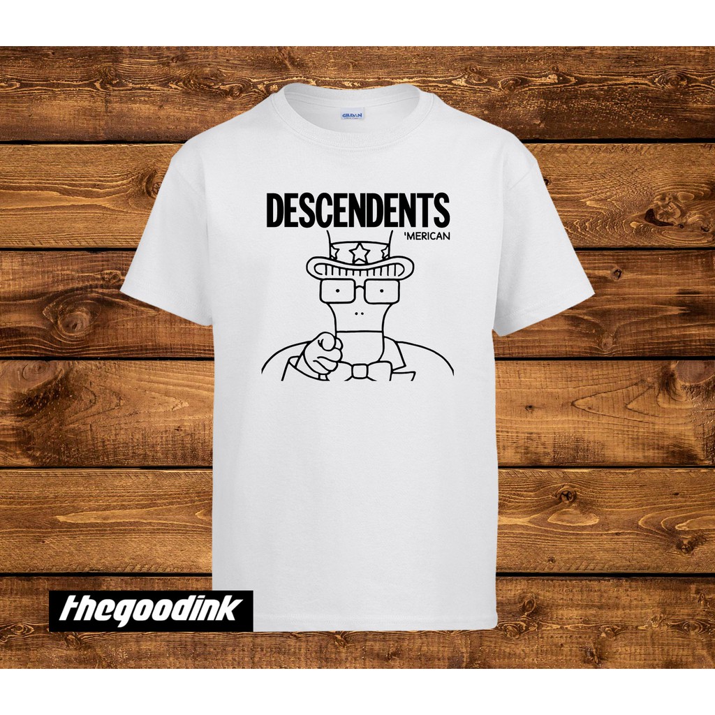 Kaos Descendents - Merican - Original Gildan T-shirt DTG Print