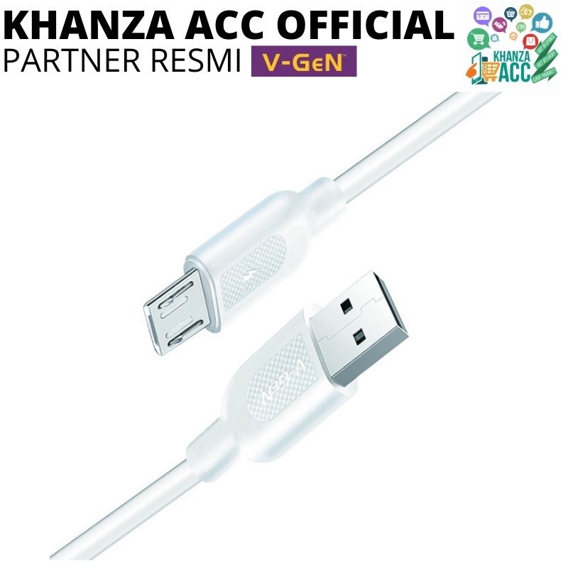 KHANZAACC V-GeN VG-M1 Kabel Data Micro USB Fast Charging 3A