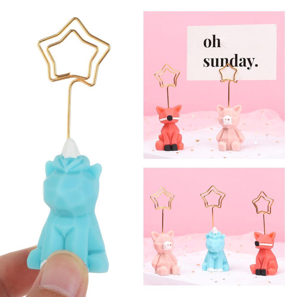 PINEAPPLE Paper Clip Nanas Kado Ulang Tahun Kertas Foto Meja Hias Photo Stand