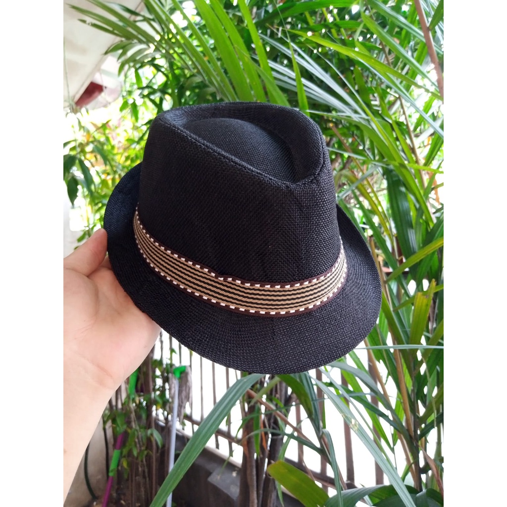 TERBARU DAN TERMURAH Topi Fedora Jazz Vintage Laken Cowboy - Topi Koboy Pria / Topi Kasual / Topi Gaya COD
