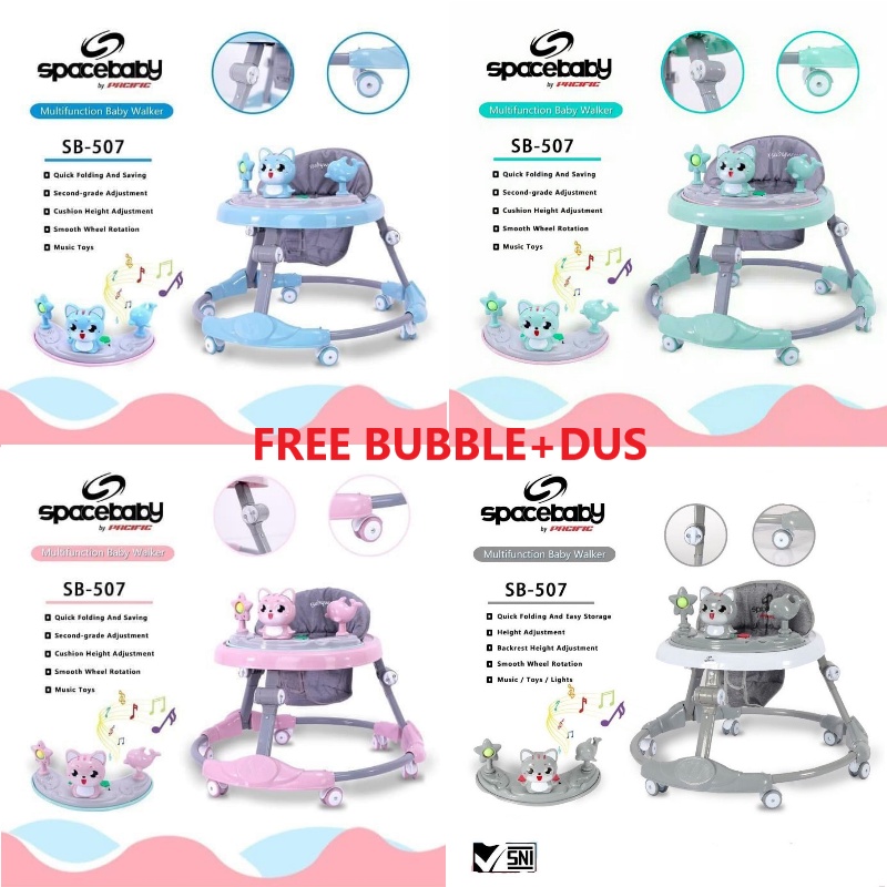 BABY WALKER SPACEBABY - SB 506/ 507/ 511/ 513 ALAT BANTU JALAN BAYI