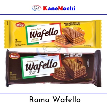 

Roma Wafello Wafer Choco Blast- Butter Caramel- Coconut Creme