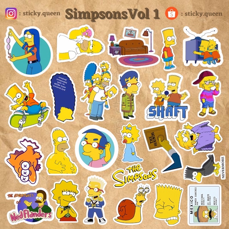 

STICKER TUMBLR SIMPSONS VOL 1