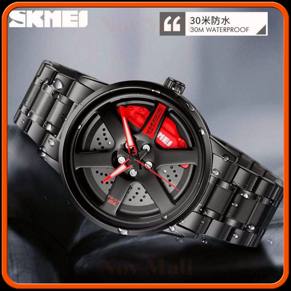 SKMEI Jam Tangan Analog Pria Stainless Steel Strap - 1787