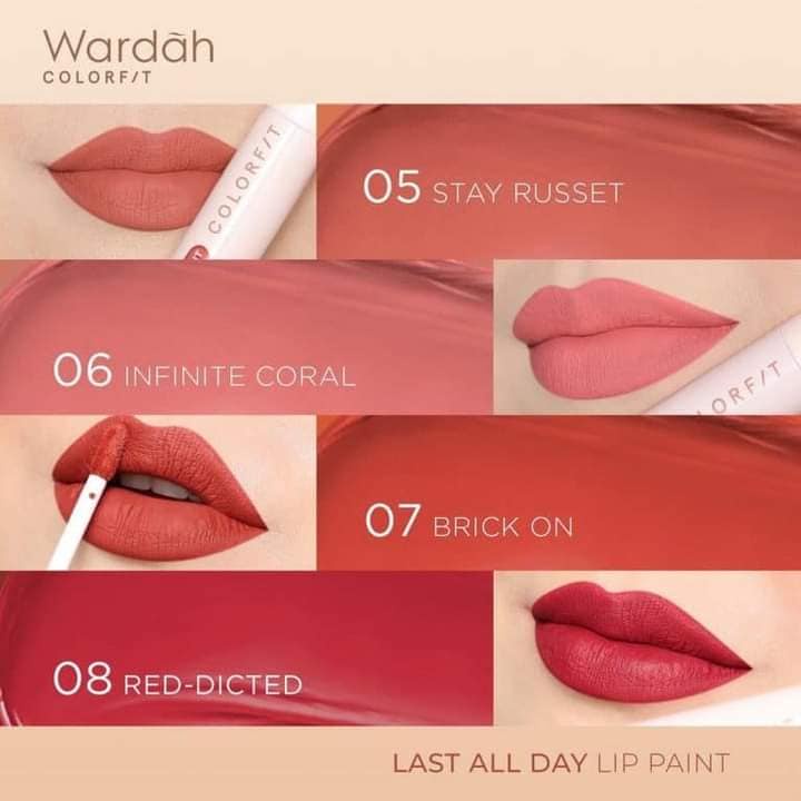 Wardah Colorfit Last All Day Lip Paint 4.2gr