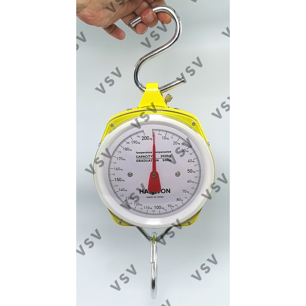 HASSTON SDH-200 Timbangan Gantung 4560-012 Spring Dial Hoist Scale 200Kg