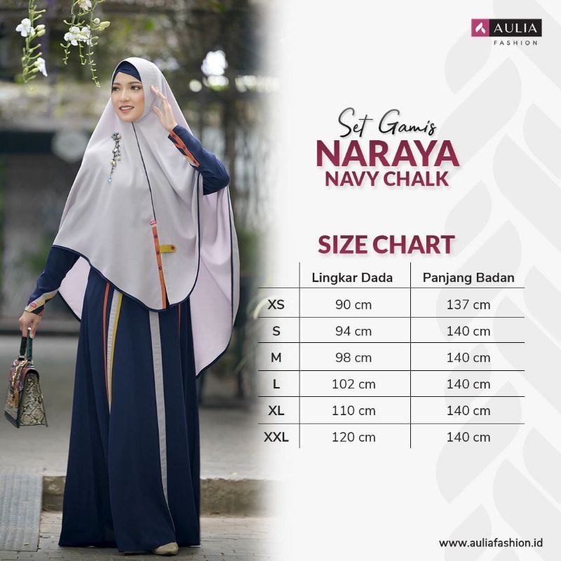 GAMIS AULIA NARAYA NAVY CHALK
