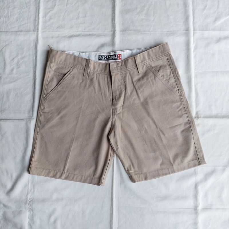 CELANA PENDEK ATAS LUTUT PRIA / CELANA CHINO PENDEK / SHORTPANT TERLARIS TAMPA TALI