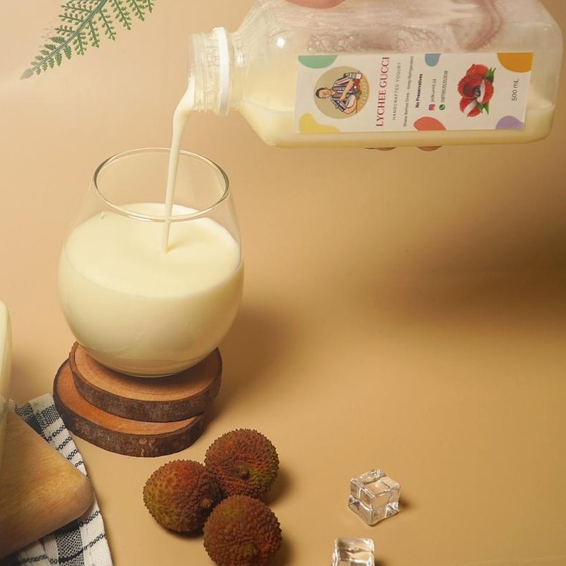 

Yokurrrt Lychee Gucci (leci) - Homemade Yogurt Yoghurt