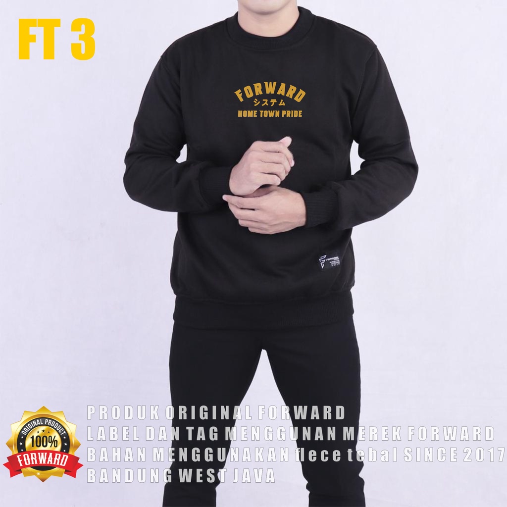 Forward System Sweater Sweatshirt Crewneck Jumper Unisex Soft Fleece Size M L XL  FT1-FT6