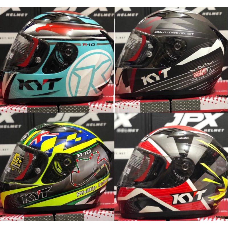 KYT R10 Pinlock Ready/KYT R10 Flat Visor