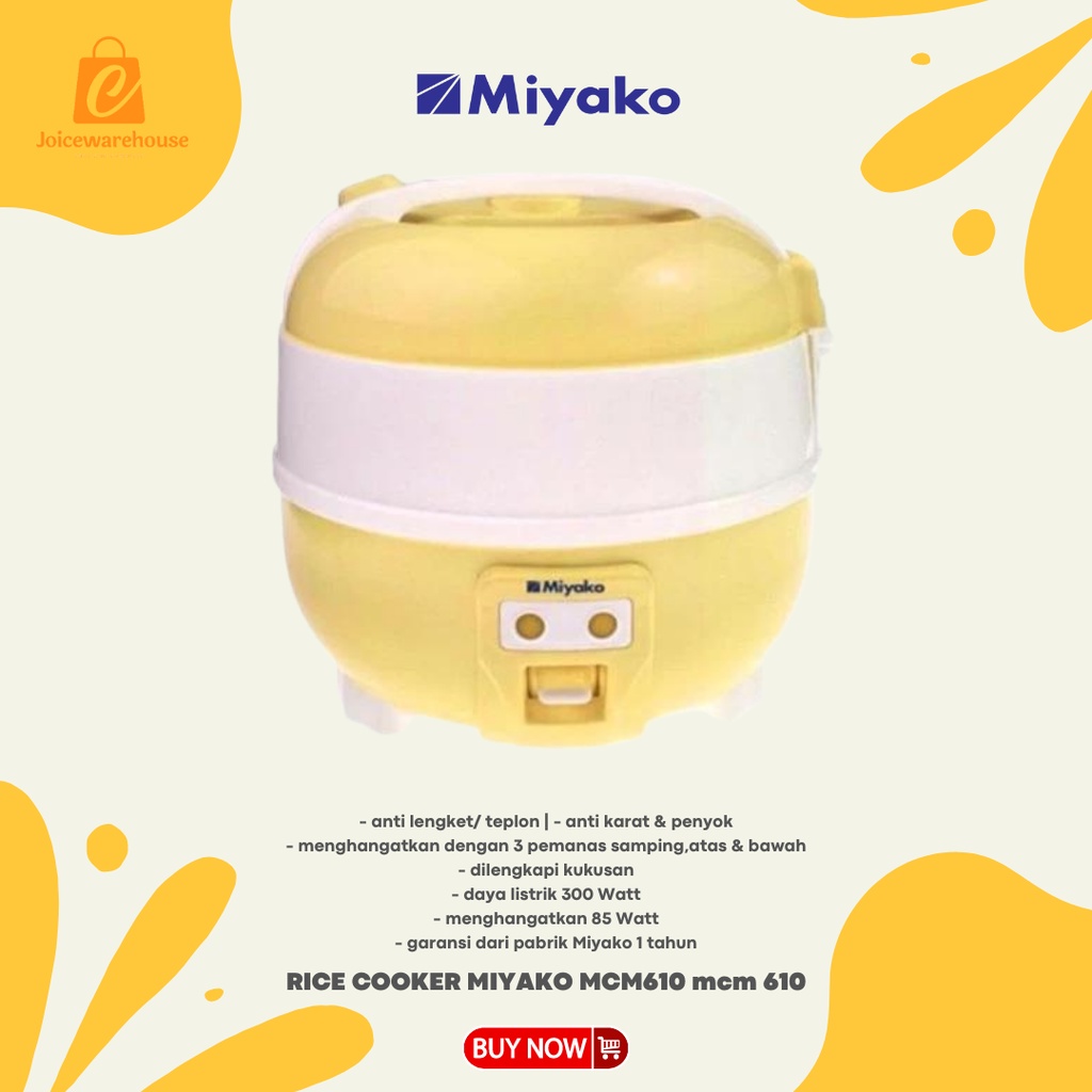 MAGIC COM / magicom / RICE COOKER MIYAKO MCM610 mcm 610